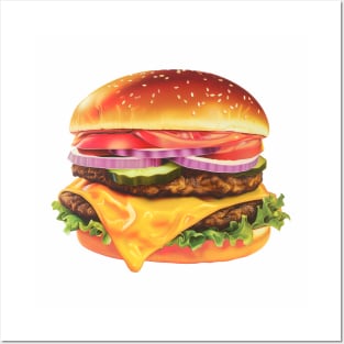 Cheeseburger! Posters and Art